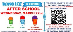 Kona Ice QR code for preordering